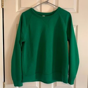 Old Navy Green Sweatshirt—M
